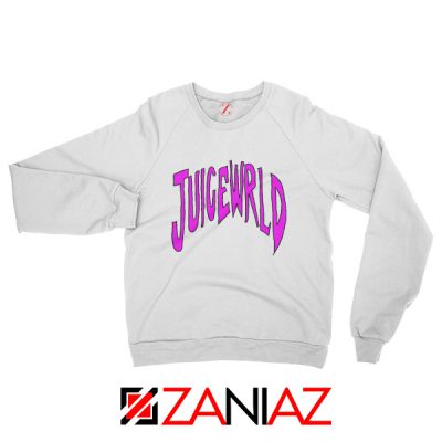 American Rapper Sweatshirt Juice WRLD Logo Sweatshirt Size S-2XL White