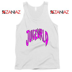 American Rapper Tank Top Juice WRLD Logo Tank Top Size S-3XL White