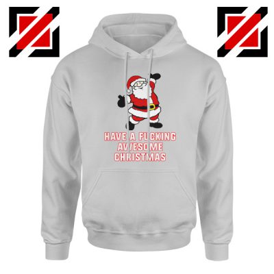 Awesome Christmas Hoodie Ugly Christmas Best Hoodie Size S-2XL Sport Grey
