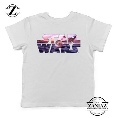 Buy Best Star Wars The Child Youth Shirts Character Film Kids T-Shirt White