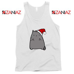 Buy Christmas Kitty Tank Top Ugly Christmas Tank Top Size S-3XL White