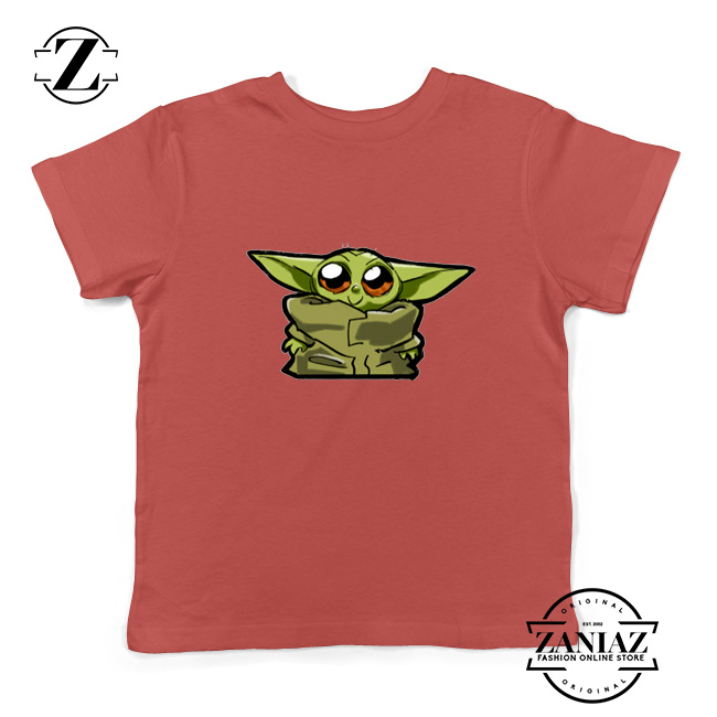 Buy The Child Cute Baby Yoda Star Wars Best Gift Kids Tee Shirt Size S-XL Red