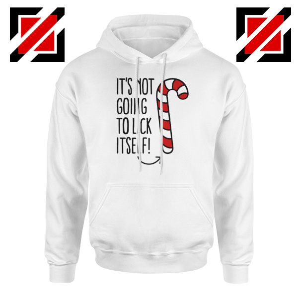 Candy Cane Hoodie Funny Gift Christmastide Hoodie Size S-2XL White
