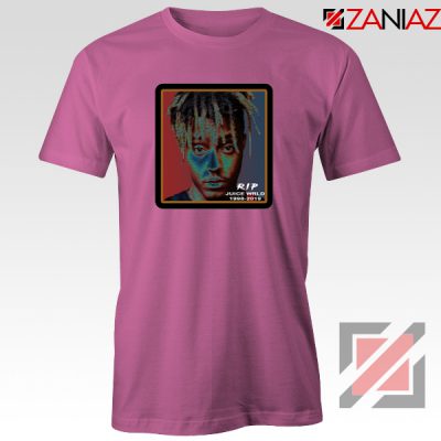 Cheap RIP Wrld Tee Shirts Hip Hop Music T-Shirt Size S-3XL Pink