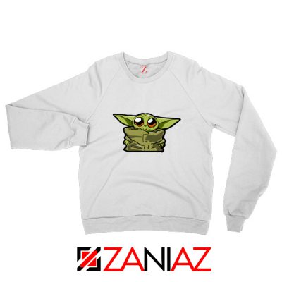 Cheap The Child Cute Baby Yoda Star Wars Best Sweatshirt Size S-2XL White
