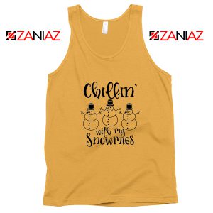 Chillin With My Snowmies Funny Tank Top
