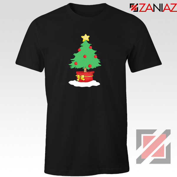 Christmas Tree Tee Shirt Ugly Christmas Best T-Shirt Size S-3XL Black