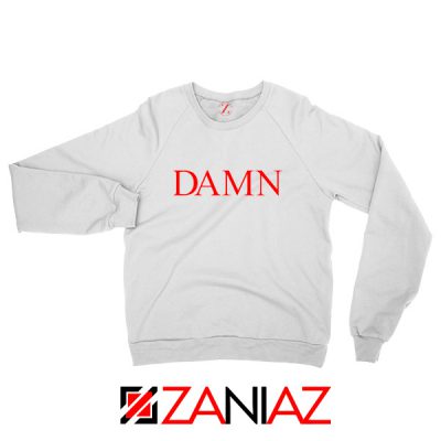 DAMN Album Sweatshirt Kendrick Lamar Sweatshirt Size S-2XL White
