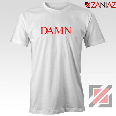 DAMN Album T-Shirt Kendrick Lamar Tee Shirt Size S-3XL White