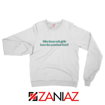 Evil Girls Sweatshirt Juice Wrld Rapper Sweatshirt Size S-2XL White