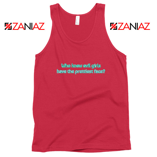 Evil Girls Tank Top Juice Wrld Rapper Tank Top Size S-3XL Red