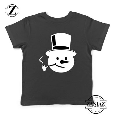 Frosty The Snowman Kids T-Shirt Christmas Gift Youth T-Shirt Black