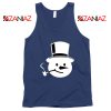 Frosty The Snowman Tank Top Christmas Gift Tank Top Size S-3XL Navy Blue