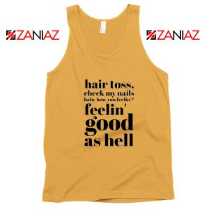 Good As Hell Lyrics Tank Top Lizzo Lyrics Best Tank Top Size S-3XL Sunshine