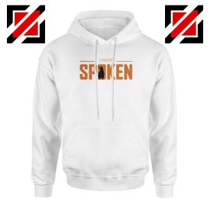 I Have Spoken Kuill Logo Hoodie Star Wars The Mandalorian Hoodie White
