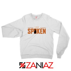 I Have Spoken Kuill Logo Sweatshirt Star Wars The Mandalorian White