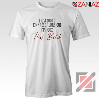 I Just Took A DNA Test T-Shirt Lizzo Lyrics Tee Shirt Size S-3XL White