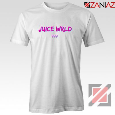 Juice WRLD 999 Text Tee Shirt American Rapper T-Shirt Size S-3XL White