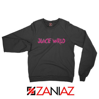 Juice WRLD Logo Pink Sweatshirt Rapper Hiphop Sweatshirt Size S-2XL