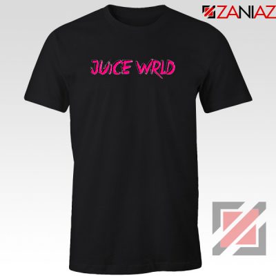 Juice WRLD Logo Pink T-Shirt Rapper Hiphop Tee Shirt Size S-3XL Black