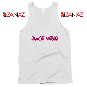 Juice WRLD Logo Pink Tank Top Rapper Hiphop Tank Top Size S-3XL White