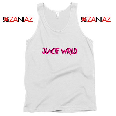 Juice WRLD Logo Pink Tank Top Rapper Hiphop Tank Top Size S-3XL White