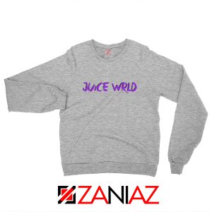 Juice WRLD Purple Logo Sweatshirt Hiphop Music Sweatshirt Size S-2XL