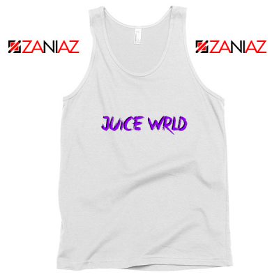 Juice WRLD Purple Logo Tank Top Hiphop Music Tank Top Size S-3XL White