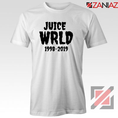 Juice WRLD RIP T-Shirt Women Music Tee Shirt Size S-3XL White