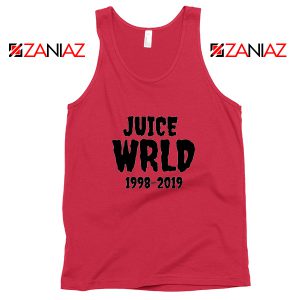 Juice WRLD RIP Tank Top Women Music Tank Top Size S-3XL Red