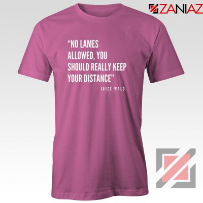 Juice WRLD T-Shirt Lucid Dreams Unisex Clothing Size S-3XL Pink