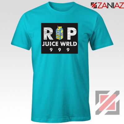 Juice World Musicion T-Shirt Music Rapper Tee Shirt Size S-3XL Light Blue