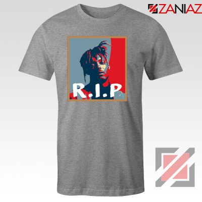 Juice World RIP T-Shirt Rapper Music Tee Shirt Size S-3XL Sport Grey