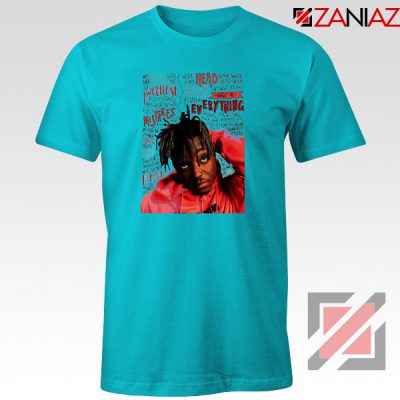 Juice Wrld Album Music T-Shirt American Rapper T-Shirt Size S-3XL Light Blue