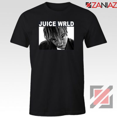 Juice Wrld Face T-Shirt Music Legend Tee Shirt Size S-3XL Black