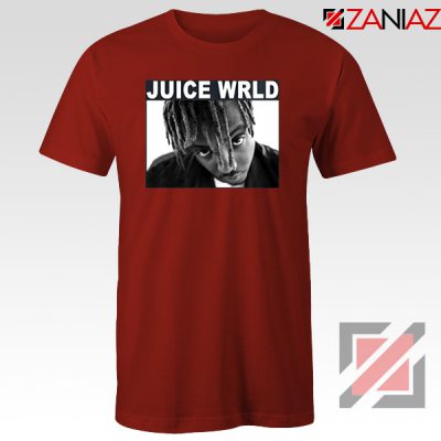 Juice Wrld Face T-Shirt Music Legend Tee Shirt Size S-3XL Red