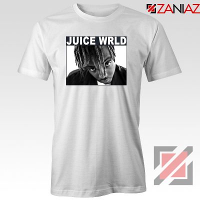 Juice Wrld Face T-Shirt Music Legend Tee Shirt Size S-3XL White