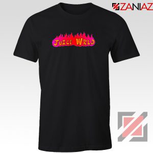Juice Wrld Fire T-Shirt Best American Singer Tee Shirt Size S-3XL Black