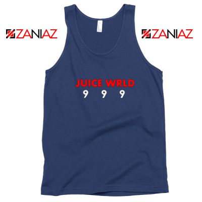 Juice Wrld Music Tank Top American Music Tank Top Size S-3XL Navy Blue