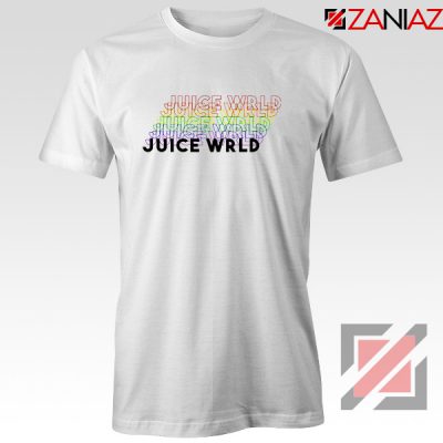 Juice Wrld Rainbow Tee Shirt Juice Wrld T-Shirt Size S-3XL White