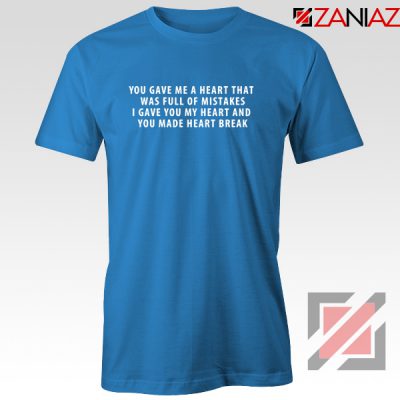 Juice Wrld Rapper Tee Shirt Lucid Dreams Lyrics T-Shirt Size S-3XL Blue