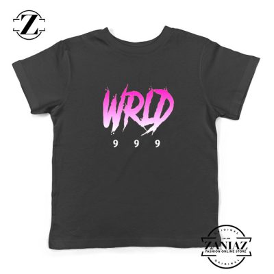 Juice Wrld Singer Kids T-Shirt Music Lover Youth Shirts Black
