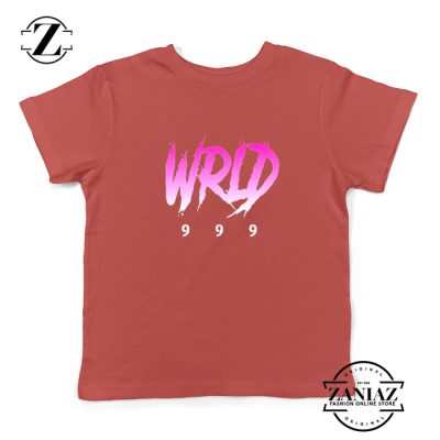 Juice Wrld Singer Kids T-Shirt Music Lover Youth Shirts Red