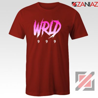 Juice Wrld Singer T-Shirt Music Lover Tee Shirt Size S-3XL Red