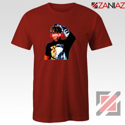Juice Wrld Songwriter T-Shirt Music Rapper Tee Shirt Size S-3XL Red
