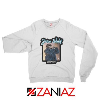 Juicewrld USA Music Sweatshirt American Hip Hop Sweatshirt Size S-2XL White