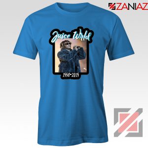 Juicewrld USA Music T-Shirt American Hip Hop Tee Shirts Size S-3XL Blue