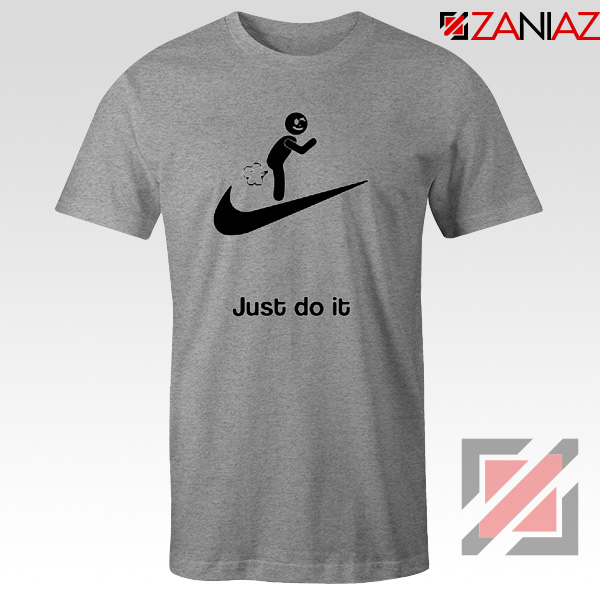 In de genade van Glimlach Creatie Just Do It Quote T-Shirt Parody Nike S-3XL - ZANIAZ.COM