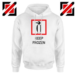 Keep Frozen Penguin Hoodie Animal Lover Women Hodie Size S-2XL White