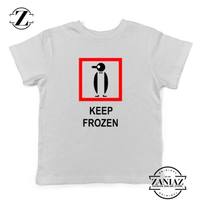 Keep Frozen Penguin Youth Tshirt Animal Kids Tshirt Size S-XL White
